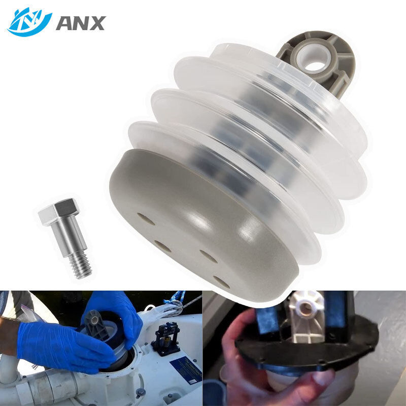 ANX 2 Pcs Pump Bellows Kit Tools 385230980 For Domatic/Sealand, J &  T Series, Vacuum Discharge Pump Boat Auto Car Accessories