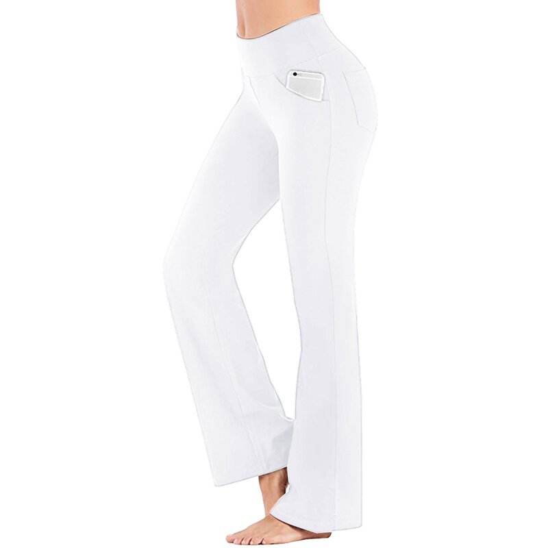 Yoga Pants With Pockets High Waisted Workout Pants For Women Work Fitness Push Up Sports Women Yoga Pants Streetwear 2024