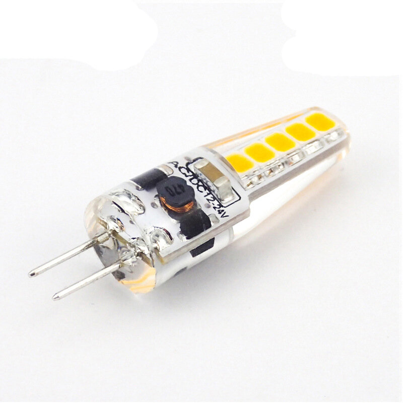5 Stück Mini dimmbare G4 LED Silikon Kristall Glühbirnen AC/DC 12V-24V 3W 5W SMD kalt warm neutral weiß ersetzen Halogenlampe