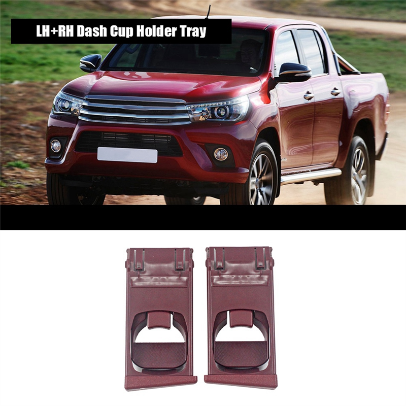 Car LH + RH Dash vassoio portabicchieri per Toyota Hilux Vigo Fortuner SUV SR MK6 Pickup 2004-2015