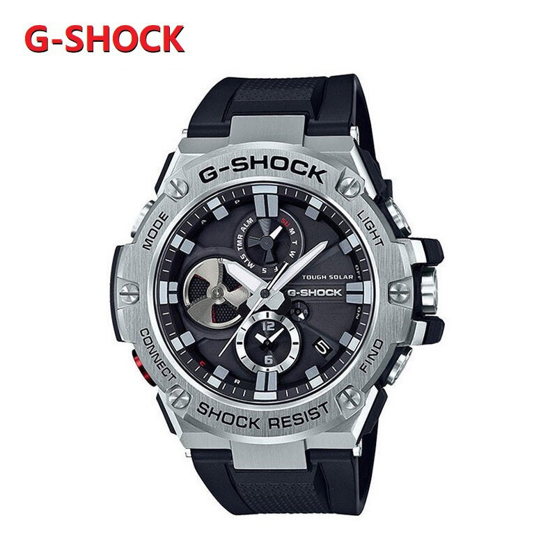 G-SHOCK GST-B100 남성용 스포츠 방수 시계, 다기능 자동 달력 알람, 주간 스톱워치 시계, LED 조명