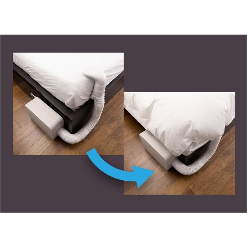 3. Удобство для кровати, охлаждающий вентилятор + нагревательный воздух (одна температура. Зона для кровати или матраса любого размера)