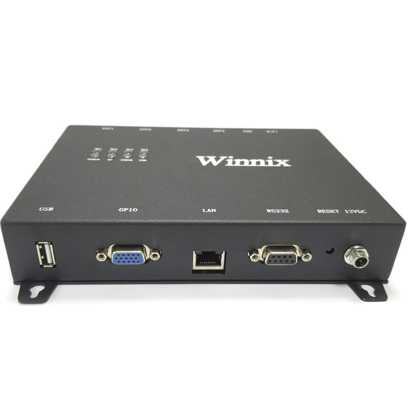 Winnix 4 porte impinj R2000 uhf rfid lettore fisso per sistema di gestione del magazzino soluzione rfid uhf