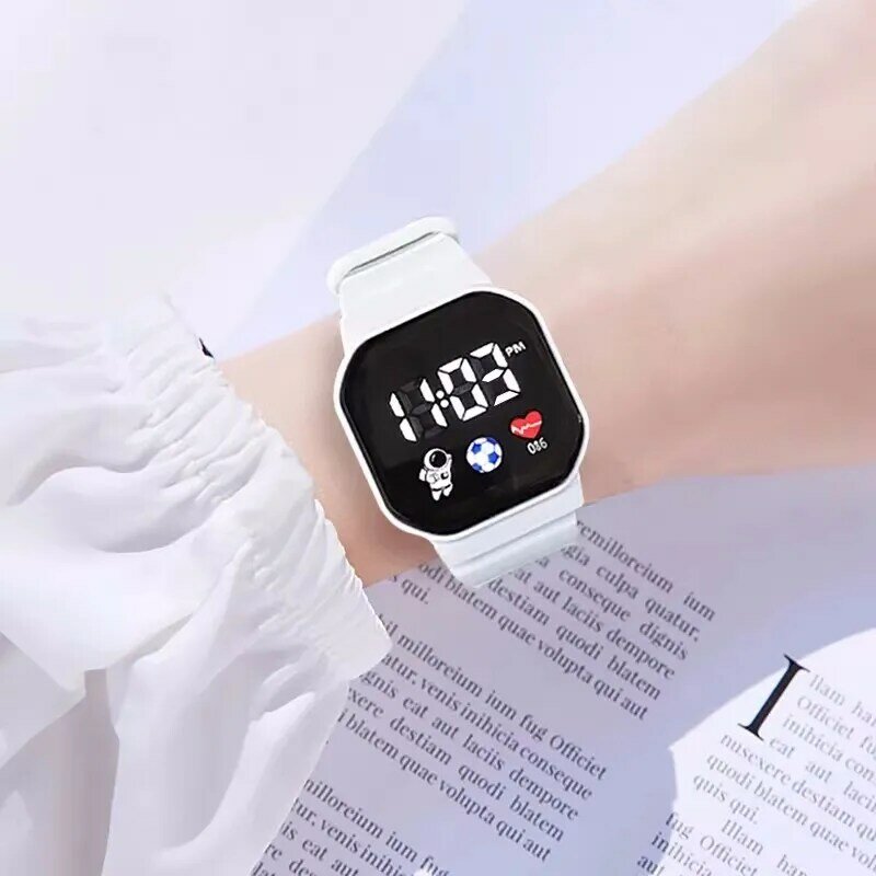 2023 LED Digital Watch for Kids Sports Waterproof Watches Boy Girl Children's Watch Electronic Clock relogio infantil