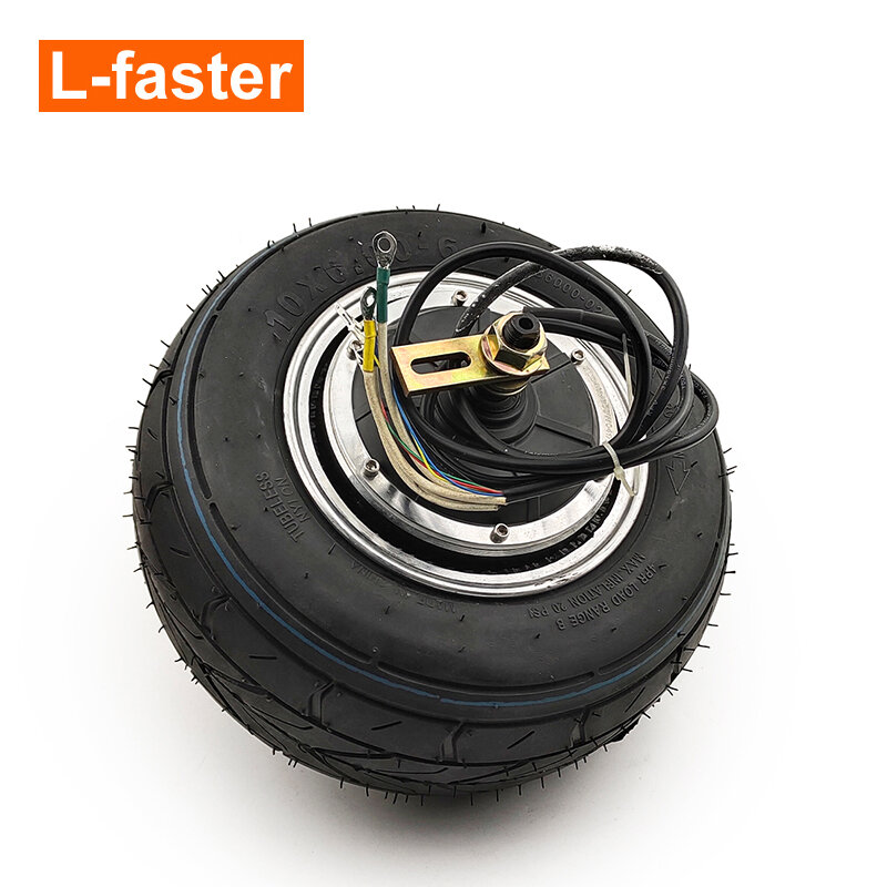 48V 800W Citycoco Electric Scooter Hub 10x6.00-6 Thickened Anti-skid Tubeless Tire Accessory Motor Wheel