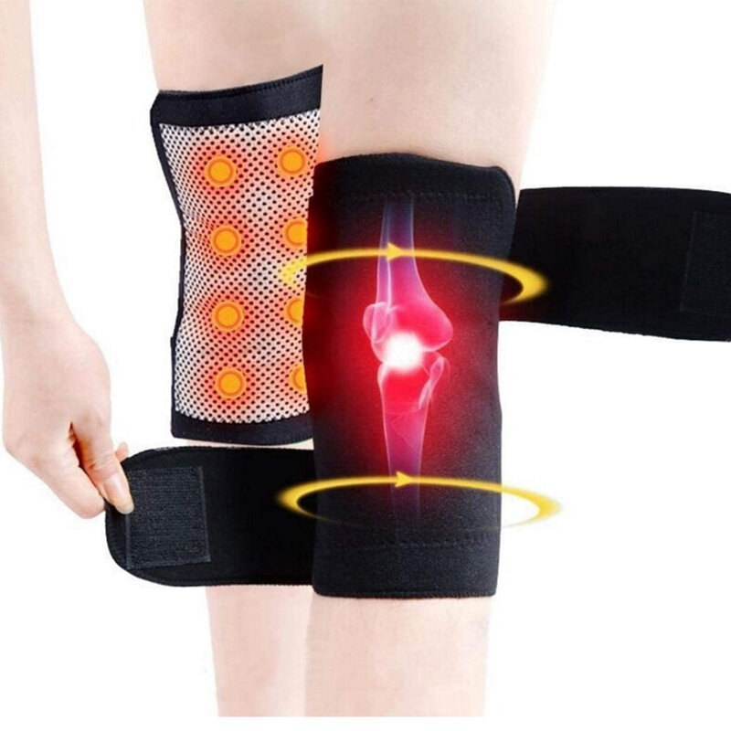 Tourmaline Self Heating Knee Brace Support 8 Magnetic Therapy KneePad Arthritis Pain Relief Arthritis Elbow Pads Protector