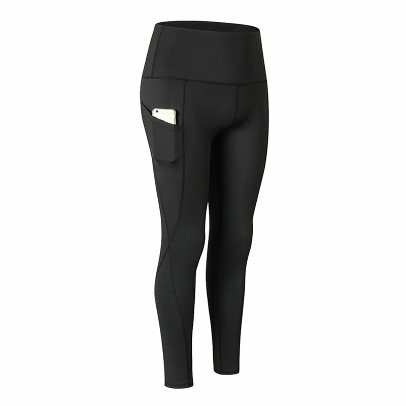 Pantalones de Yoga para mujer, mallas ajustadas de compresión para gimnasio, ejercicio, Fitness, cintura alta, caderas sexys