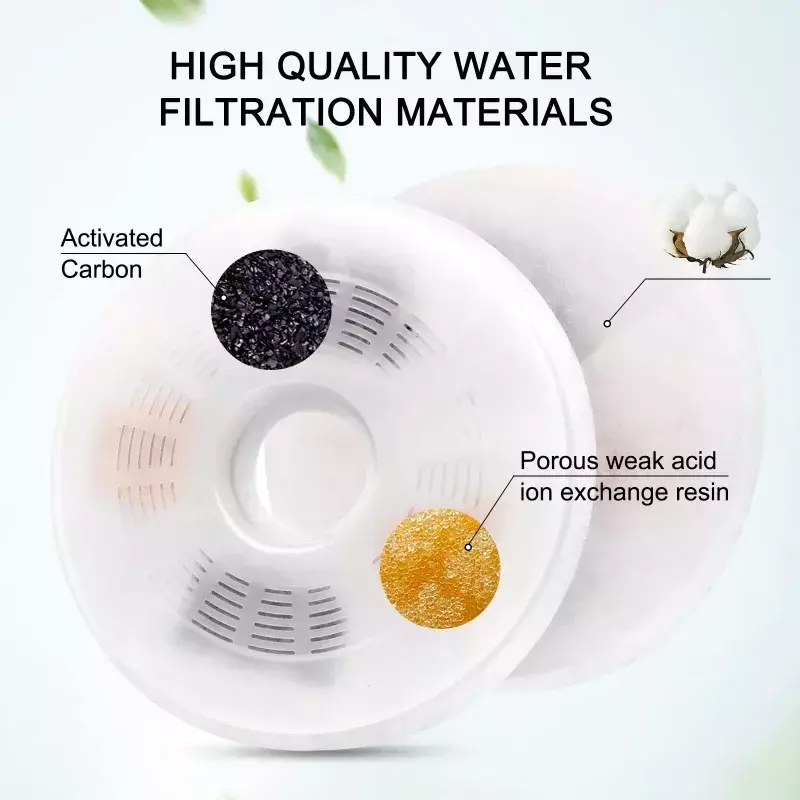 Pet Water Fountain Filtros, Compatível com Catit, Substituição do filtro, Pacote 6