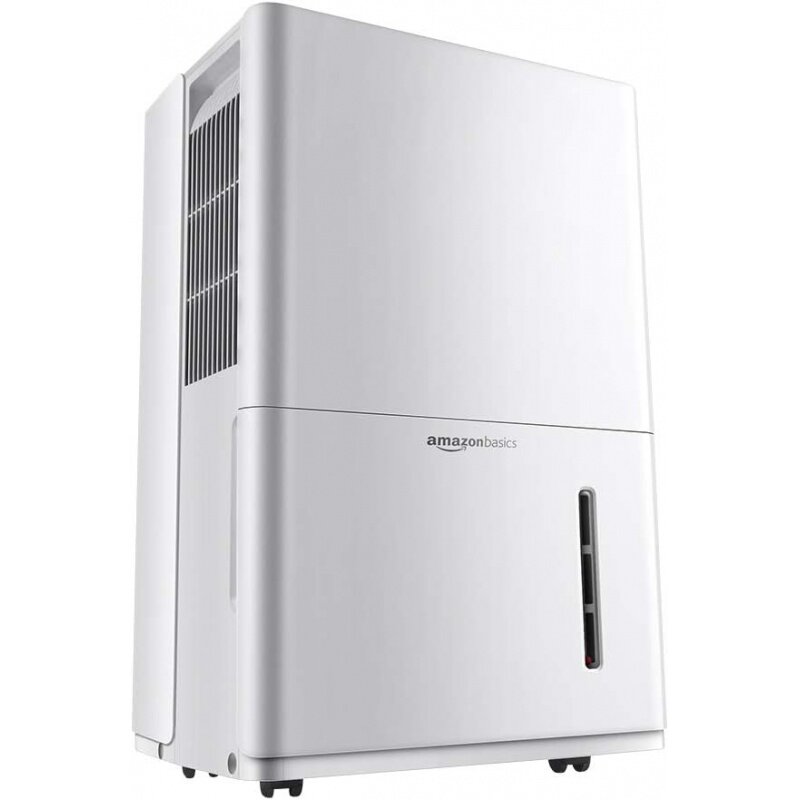 Basics Dehumidifier - For Areas Up to 2500 Square Feet, 35-Pint, Energy Star Certified, White