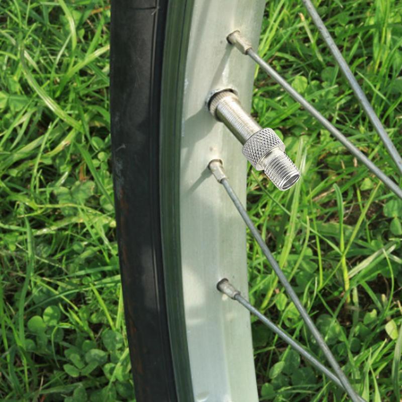 Zawór ze stopu aluminium Adapter pompy konwertują nakładki adaptera Presta do zawór schradera roweru dętka konwersję dyszy
