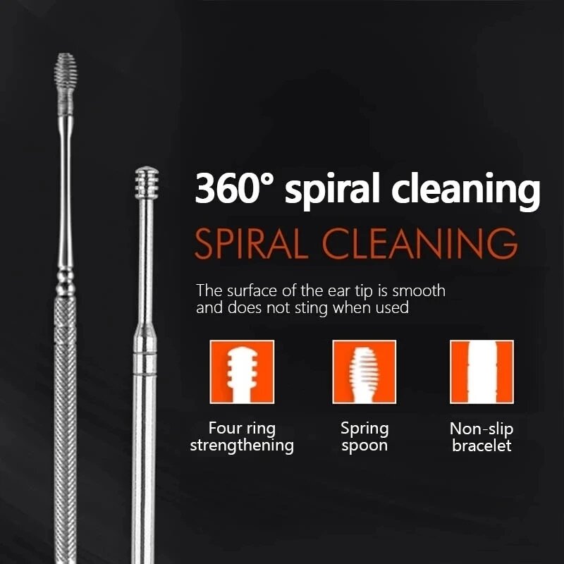 Очиститель для ушного воска Xiaomi, инструмент для удаления ушного воска, инструмент для копания, ушной инструмент для очистки ушей, инструмент для очистки ушей, для очистки вашего комплекта, гаджеты
