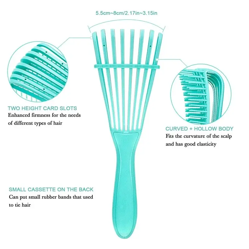 Sikat rambut anti kusut sisir rambut pijat kulit kepala sikat rambut sikat anti kusut untuk sikat rambut Detangler keriting