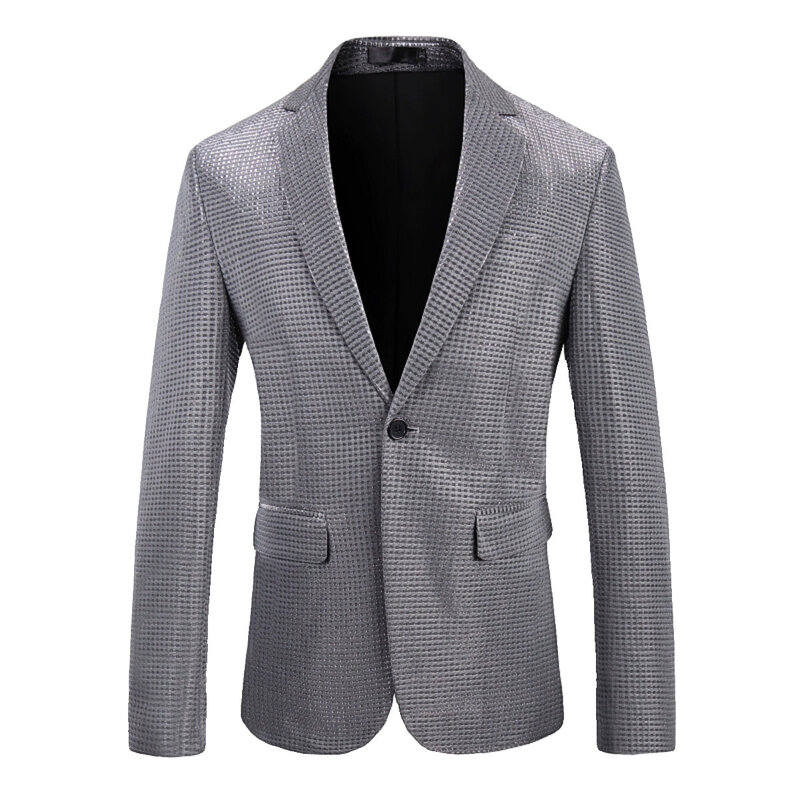 Spring 2024 men's oversized suit, wedding dress, best man suit, cross-border trend, casual wear, single suit jacket