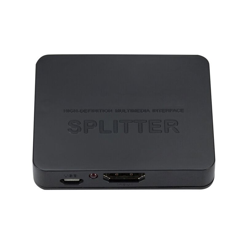 1 in 2 out HD 4K Splitter compatibile con HDMI 1x2 Audio Video Splitter amplificatore di segnale di alimentazione per PS3 Xbox HDTV DVD