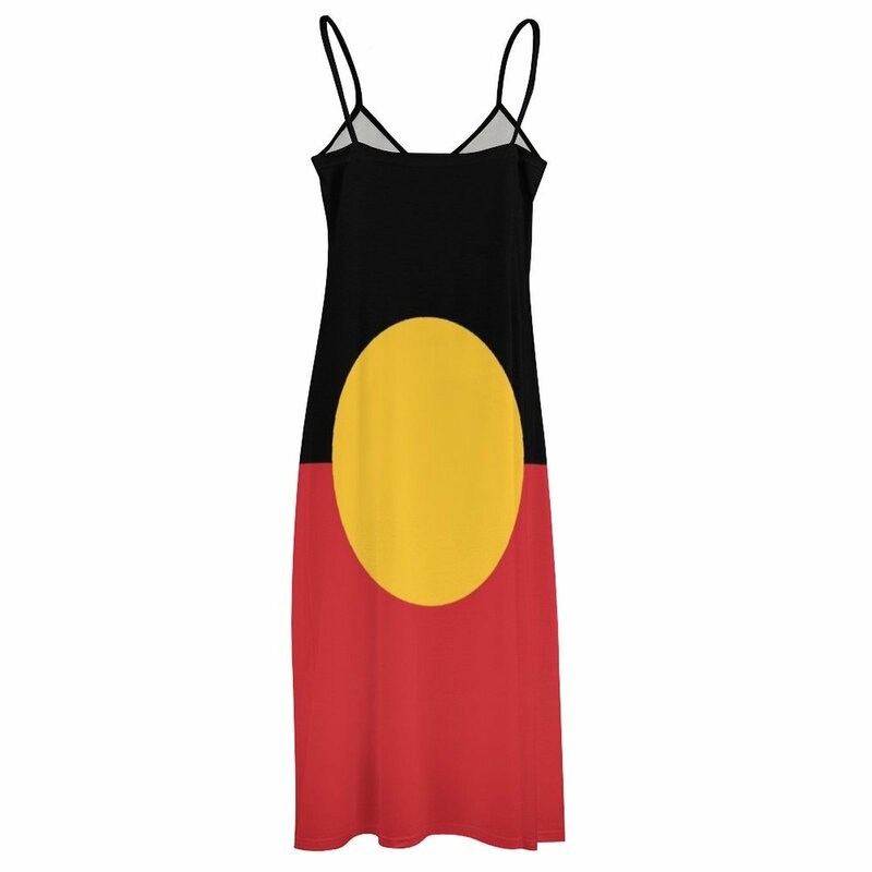 Australian Aboriginal Flag #9 Sleeveless Dress evening dress ladies birthday dress for women