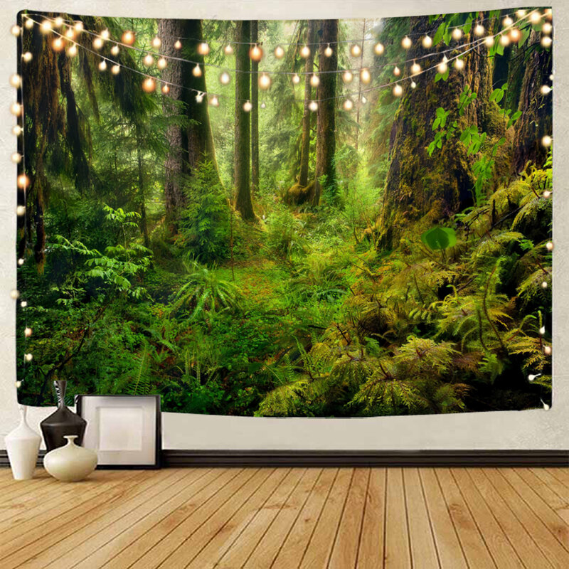 Tropischer Regenwald Dschungel Landschaft Dekoration Tapisserie schöne Dschungel Landschaft Dekoration Tapisserie Home Hintergrund Decorati