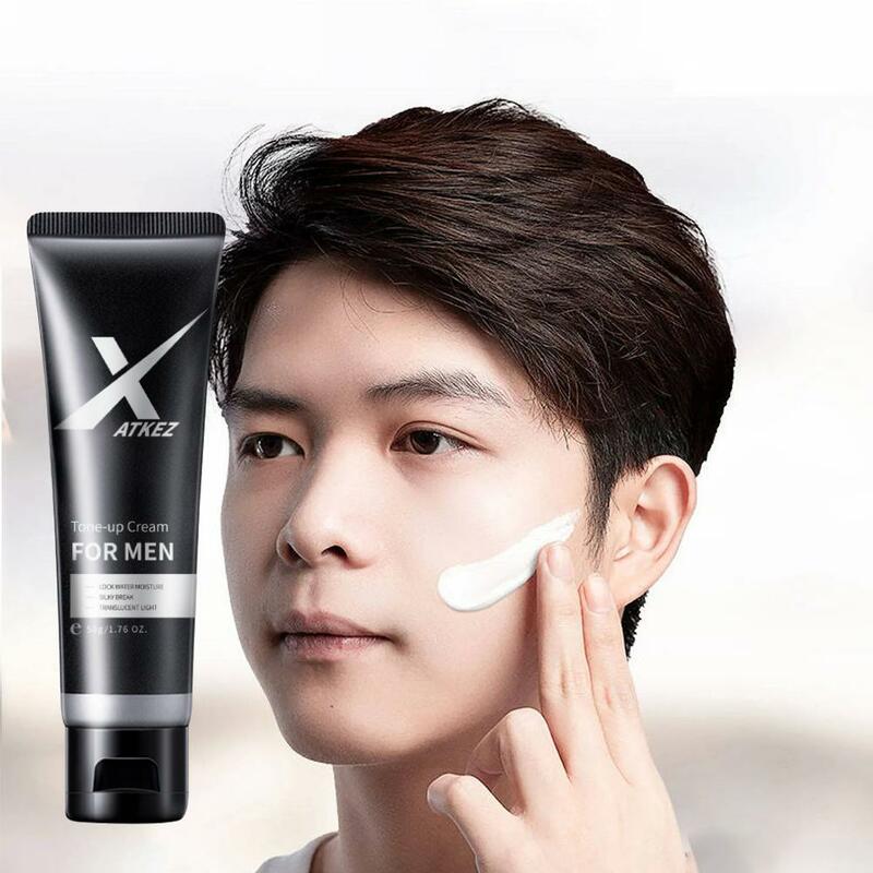 Men Makeup Cream Acne Mark Concealer Hydrating Moisturizing Control Male Facial Oil Removing Cosmetic Freckle Firming White A8F6