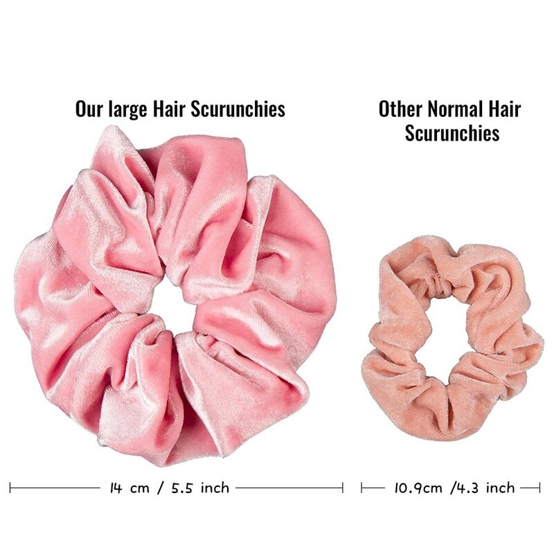 Elastic Velvet Headband Pocket Hidden Elastic Bands Large Intestine Hairband Hair Ties Ropes Multicolor Hair Scrunchies