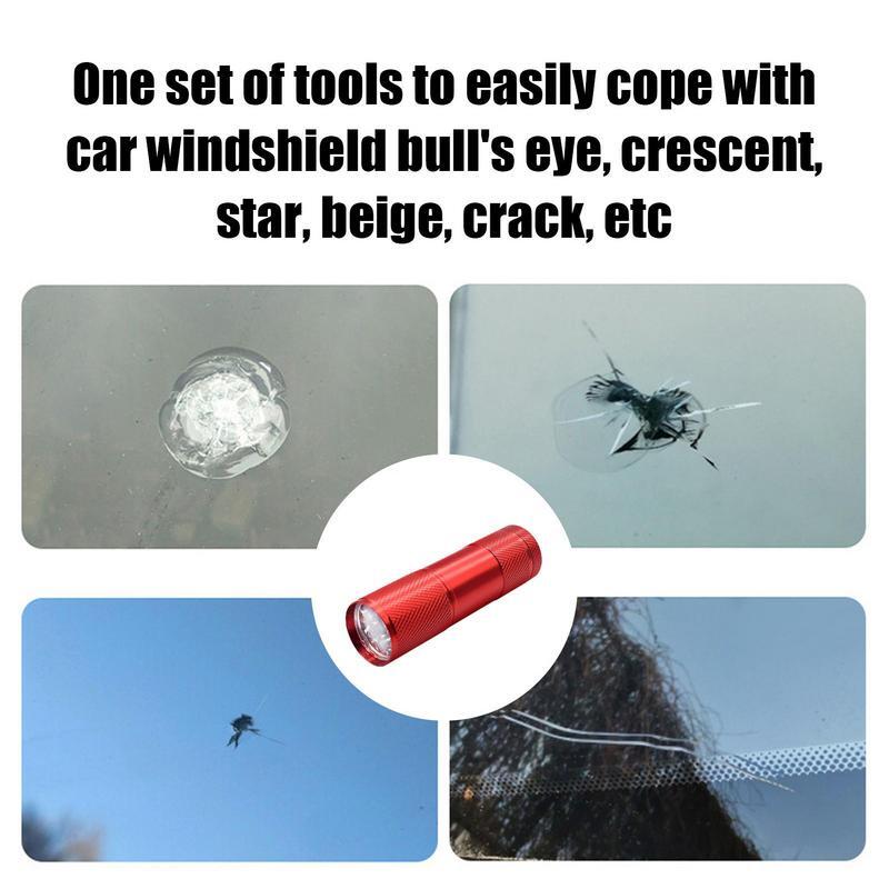 Universal Car Windshield Repair Glue Auto Window Repair Resin Kit Windscreen Scratch Crack Restore Fluid Glass Curing Paste