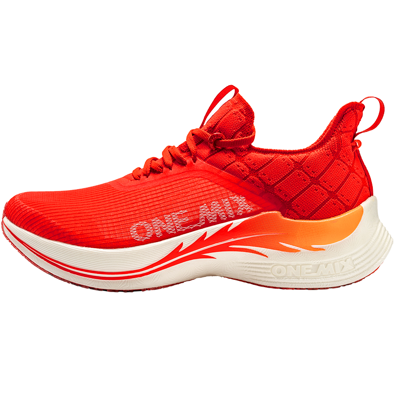 Onemix 2023 placa de carbono maratona corrida sapatos profissional estável choque-alívio ultra-leve rebote esporte tênis