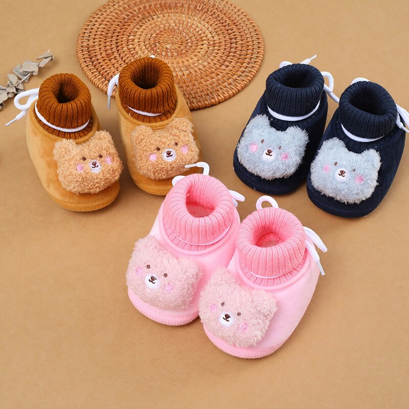 Chaussettes en coton avec gomme antidérapante pour bébé,vêtement d'automne et de printemps, motif animal, cadeau bon marché, nouveau-né, 1 paire,