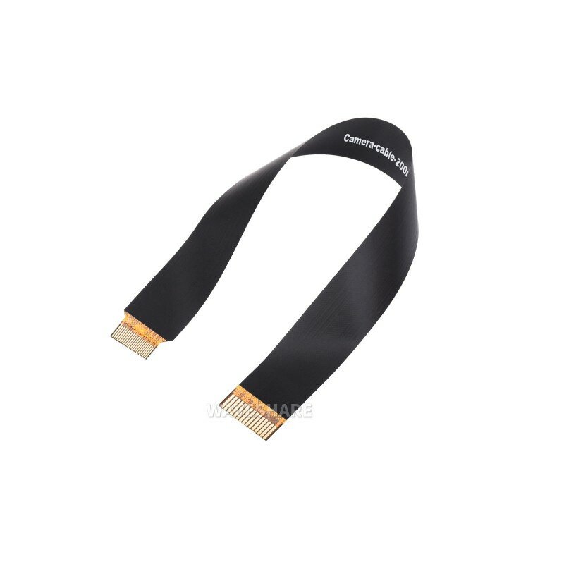 Waveshare CSI FPC Flexible Cable For Raspberry Pi 5 22Pin To 15Pin Options For 200 / 300 / 500mm, Suitable For CSI Camera Modu