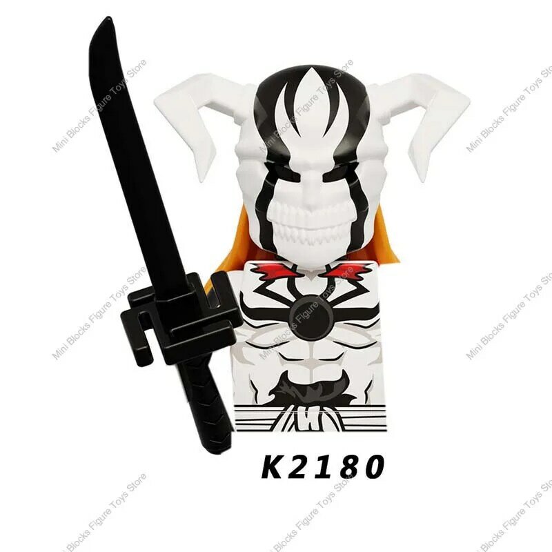 Kdl824 bleiche hitsugaya kurosaki kuchiki ichigo gebäude blöcke mini anime cartoon figuren action spielzeug steine kinder wm6164