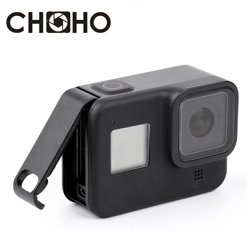 Batterie Side Abdeckung für GoPro Hero 8 Staubdicht Batterie Tür Gehäuse Fall Deckel Ladung für Go Pro Hero8 Schwarz Kamera zubehör