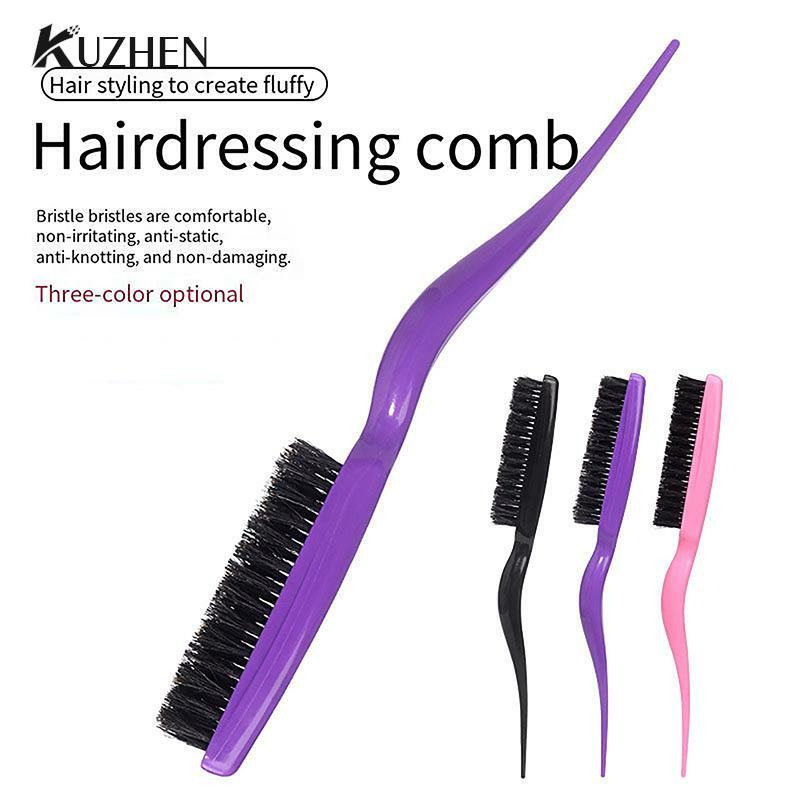 Professional Hair Comb Hair Styling Brushe Styling Tools Hairdressing Combs Bun Comb Bristle Comb Womens Hairstyles Long Hair