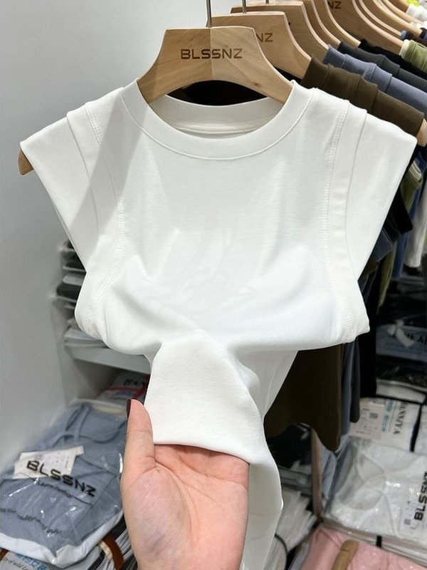 Camiseta de algodão feminino de manga comprida, camiseta feminina fina, tops de primavera, roupas de verão, sexy, canale, Y2K