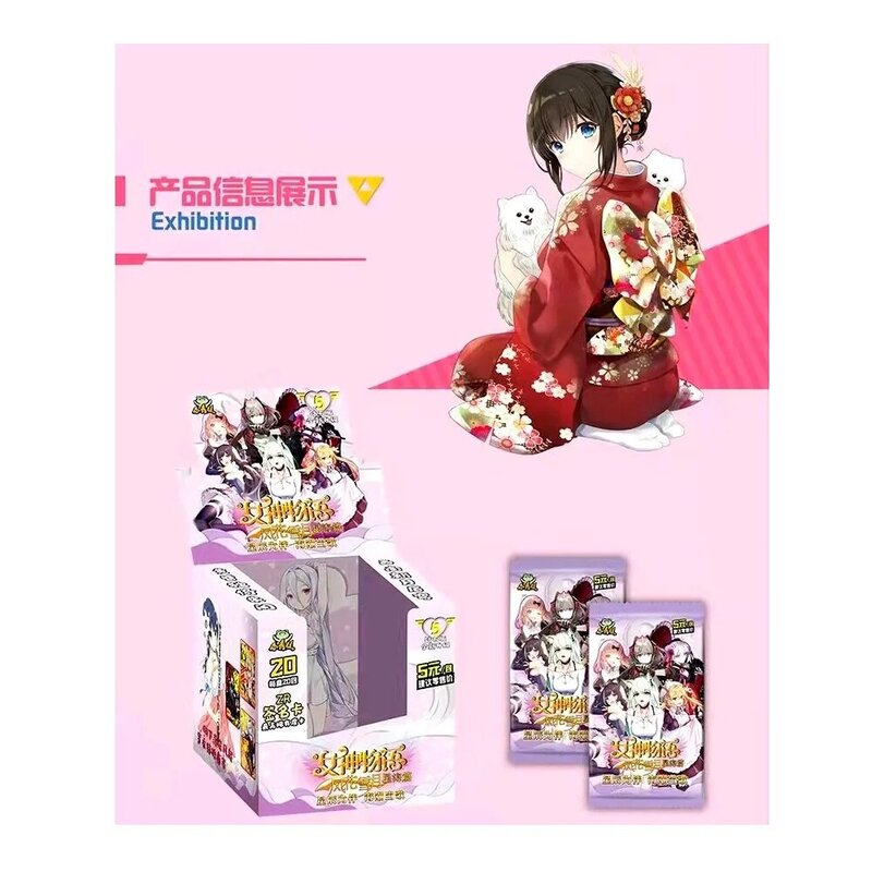 Dewi cerita koleksi kartu NS2M02 5M03 Booster kotak Anime gadis Tcg kartu permainan anak meja mainan untuk hadiah ulang tahun keluarga