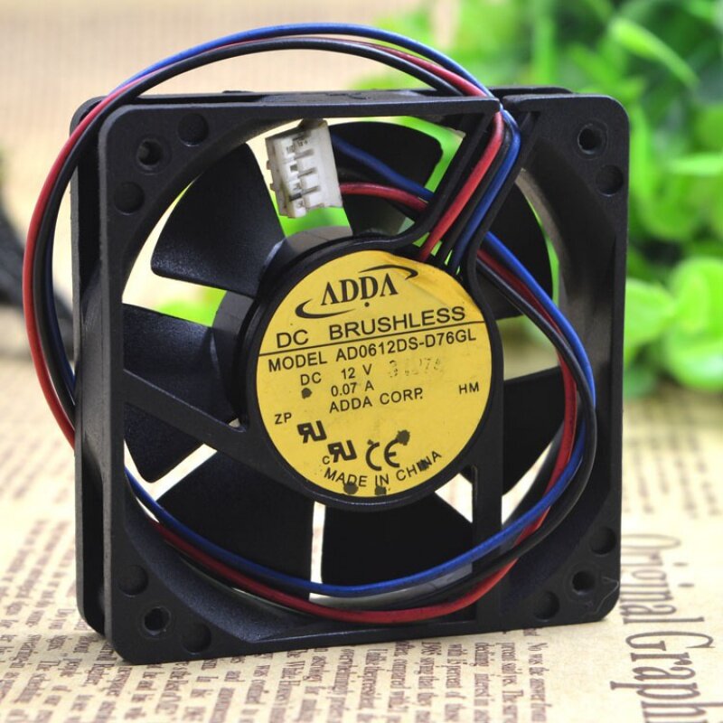 AD0612DS-D76GL 12V 0.07a 6015 6cm Cooling Fan AD0612DS
