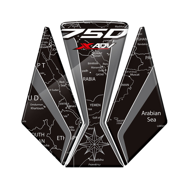 Наклейки на эмблему мотоцикла X-ADV 750, наклейки на бак, защита топлива, наклейки для Honda X-ADV Xadv 750 2017-2020, защитный бак