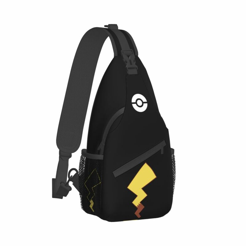 Pikachu Pokemon Chect torba plecak typu Crossbody Merch dla mężczyzn kobiety modne saszetka na pasek