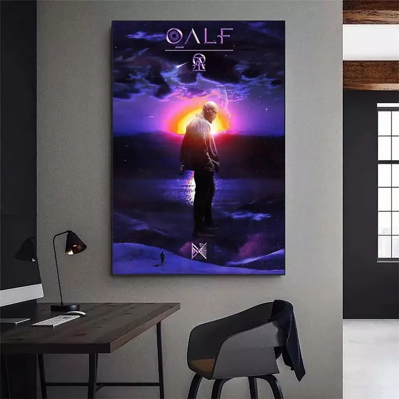 Damso Qalf Rapper Poster Gallery Prints Painting Wall Canvas Pictures Living Room Sticker Small