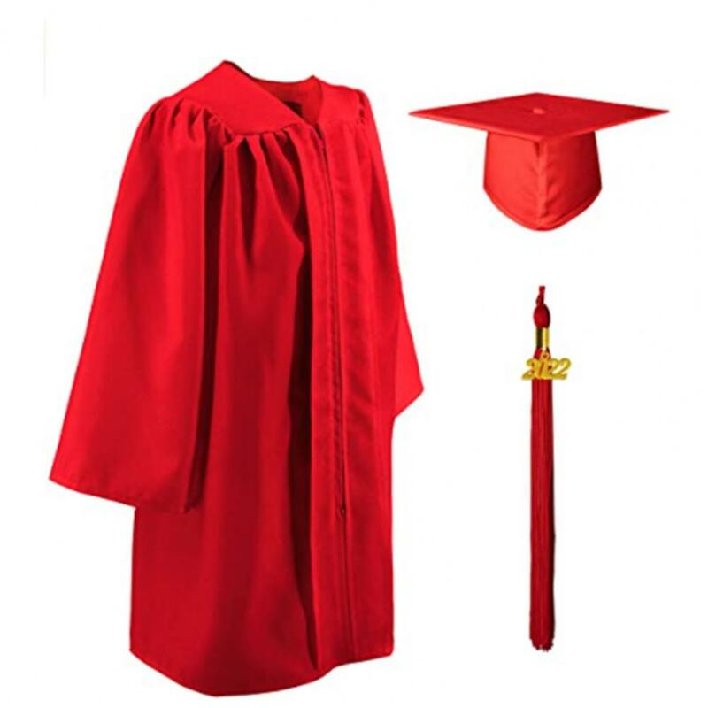 Uniforme scolastica per adulti studente laurea Cap Gown Set Academic Robe High School e Bachelor Graduate Collage uniformi per studenti