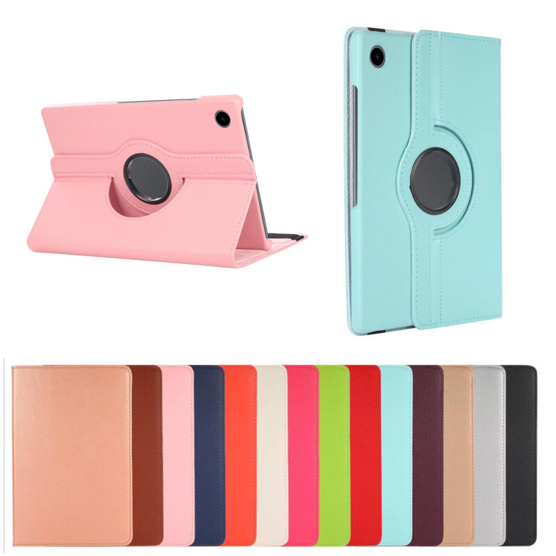 For Samsung Galaxy Tab A9 Plus A8 10.5 2021 SM-X200 X200 SM-X205 A7 Lite 8.7 SM-T220 T225 Case 360 Rotating Stand Tablet Cover