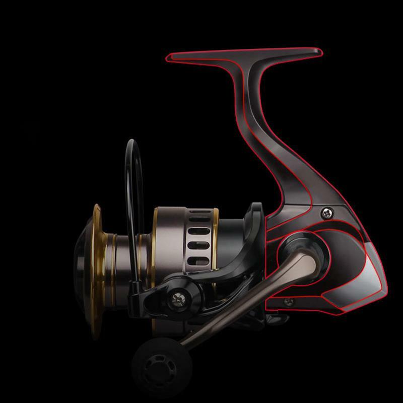 1pcs Fishing Reel HE1000-7000 Max Drag 10kg High Speed Metal Spool Spinning Reel HE 1000/2000/3000/4000/5000/6000/7000