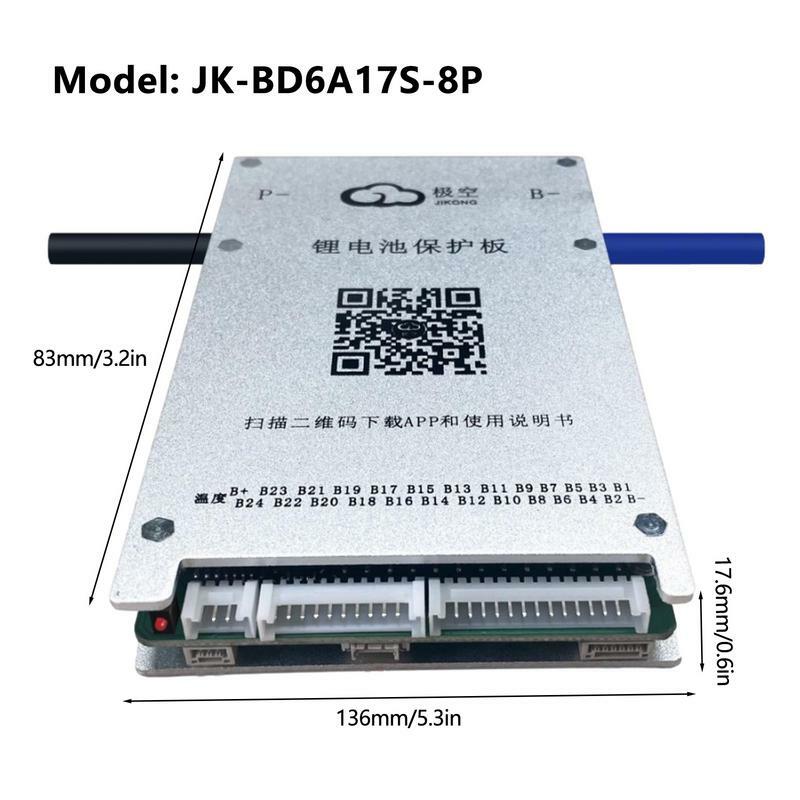 Placa de protección PCB de batería BMS inteligente, protección contra sobredescarga, Placa de protección PCB BMS para baterías de litio