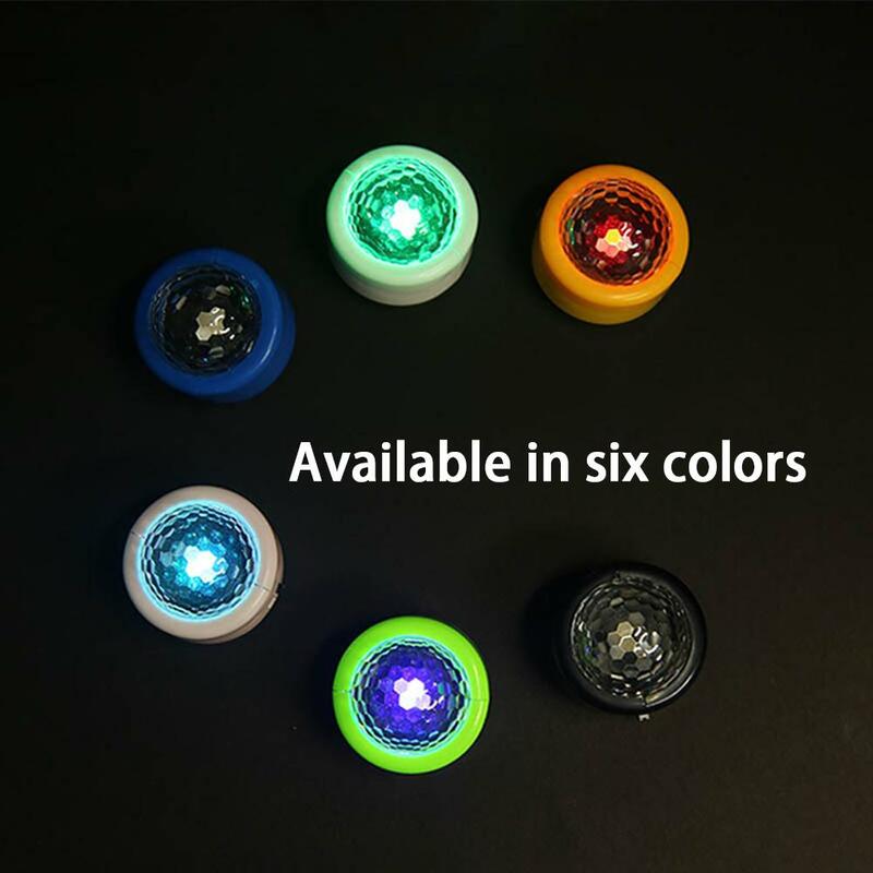 LED Ring Lamps Luminous Finger Ring Colorful Crystal Diamond Hand Jewelry Light For Christmas Party Bar Ktv Stage Decoration
