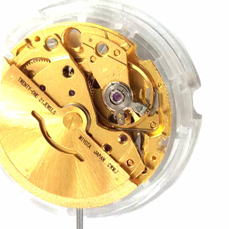Japoński oryginalny 8205 Hollow mechanizm automatyczny Movement Souble zegarek z kalendarzem akcesoria do zegarka mechanicznego narzędzie do konserwacji