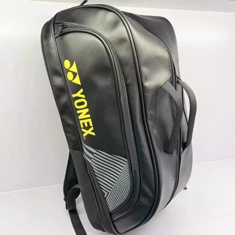 YONEX racchetta da Badminton di alta qualità zaino sportivo borsa a tracolla da Tennis in pelle zaino multifunzionale per racchette
