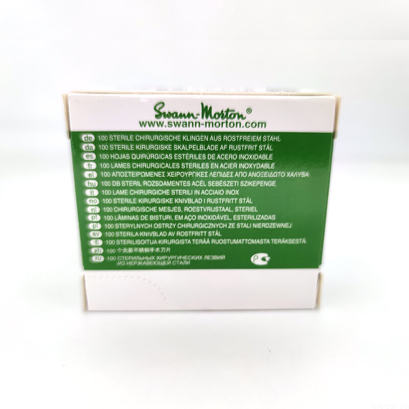 10 Stuks Roestvrijstalen Bladen No.10r Sterilisatie Onafhankelijke Verpakking Geproduceerd In Het Verenigd Koninkrijk