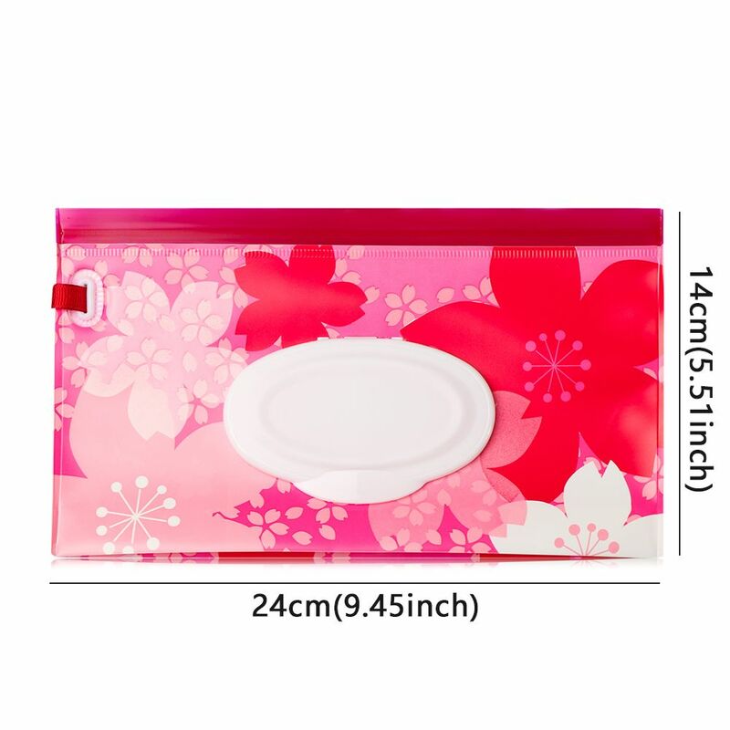 Fashion Carrying Case Snap-Strap Flip Cover Baby Product Tissue Box Wet Wipes Bag Stroller Accessories Cosmetic Pouch