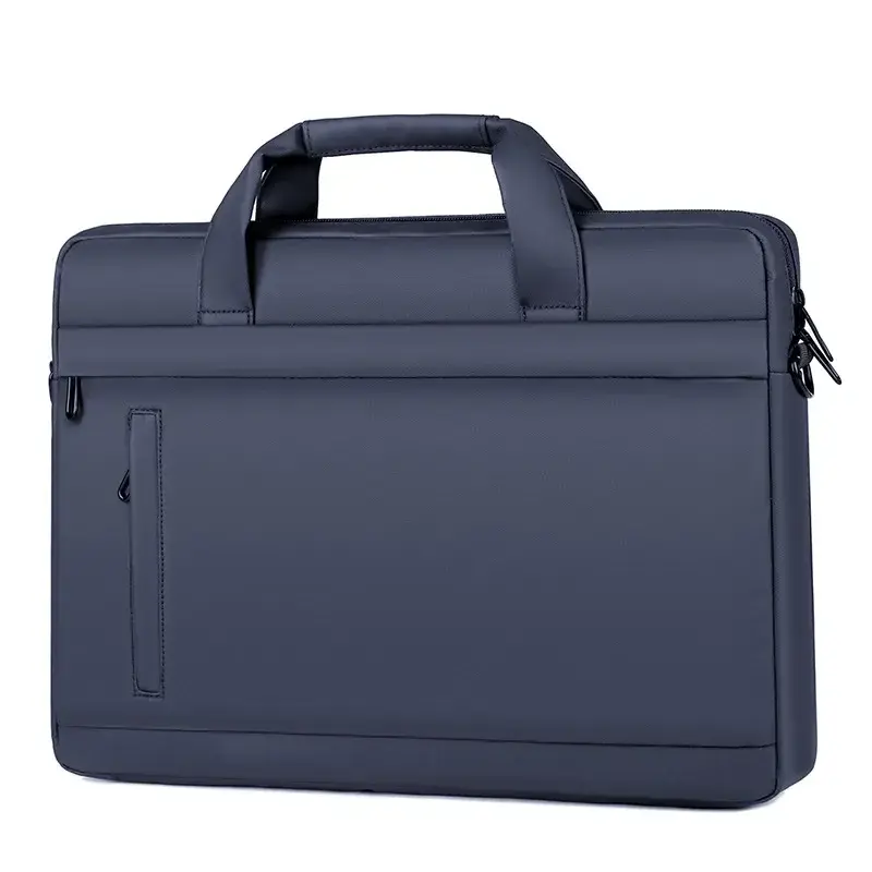 Портфель мужской из искусственной кожи, сумка на плечо для ноутбука 14 дюймов, мессенджер известного бренда в деловом стиле
