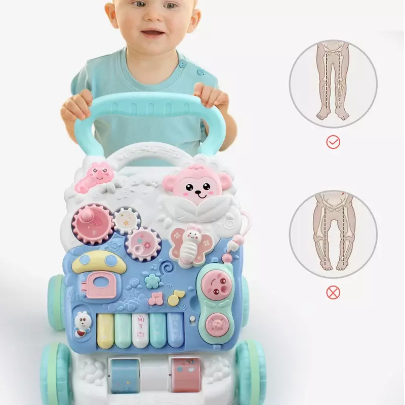 Training light music baby learning table toy toddler activity walker