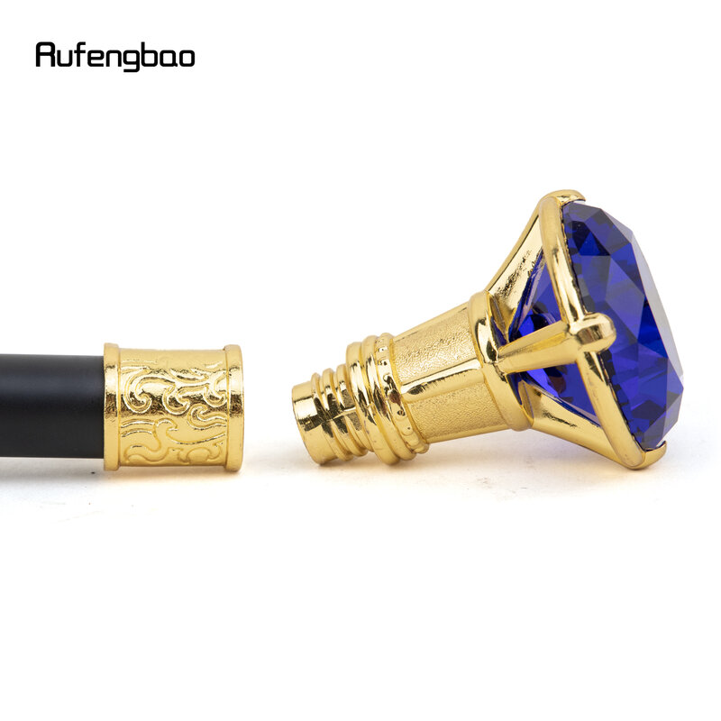 Пурпурный бриллиантовый золотистый трость для ходьбы, модная декоративная трость для джентльмена, элегантная Бриллиантовая ручка, трость 93 см