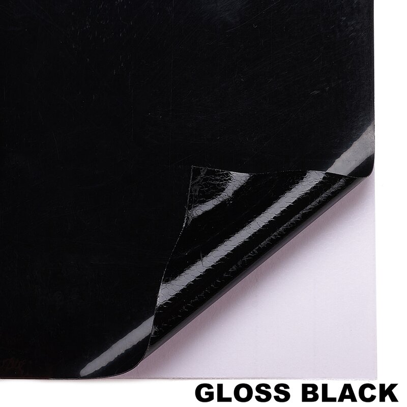 Gloss Black Moldings Trim Wraps para carro, Bumper Side Skirt Sticker, fita adesiva, porta do carro Sill e proteção Trunk Edge