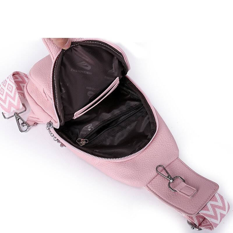 Moda torba na klatkę piersiowa damska luksusowy projektant temblak skórzany z paskiem torba na ramię torby na ramię casualowe damskie opakowanie na zewnątrz codziennie