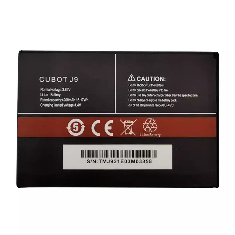2024 Years 100% Original 4200mAh Battery For Cubot J9 P40 Mobile Phone High Quality Replacement Batteries